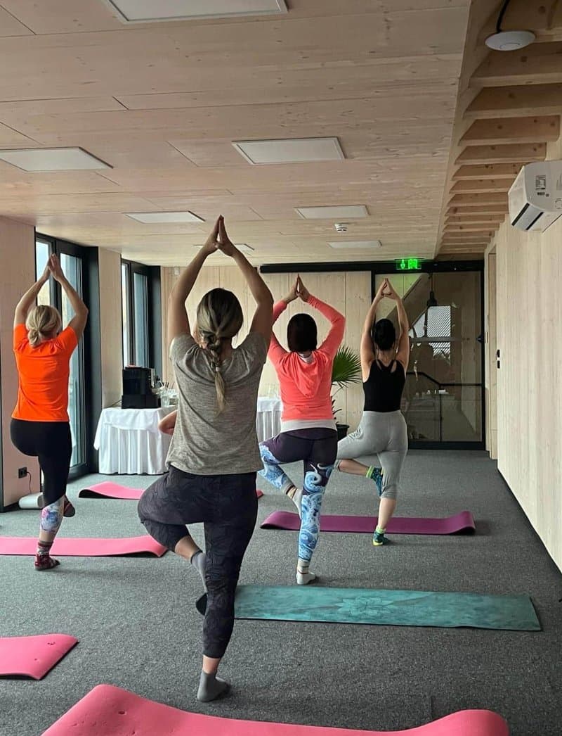 Spoločná joga na seminári