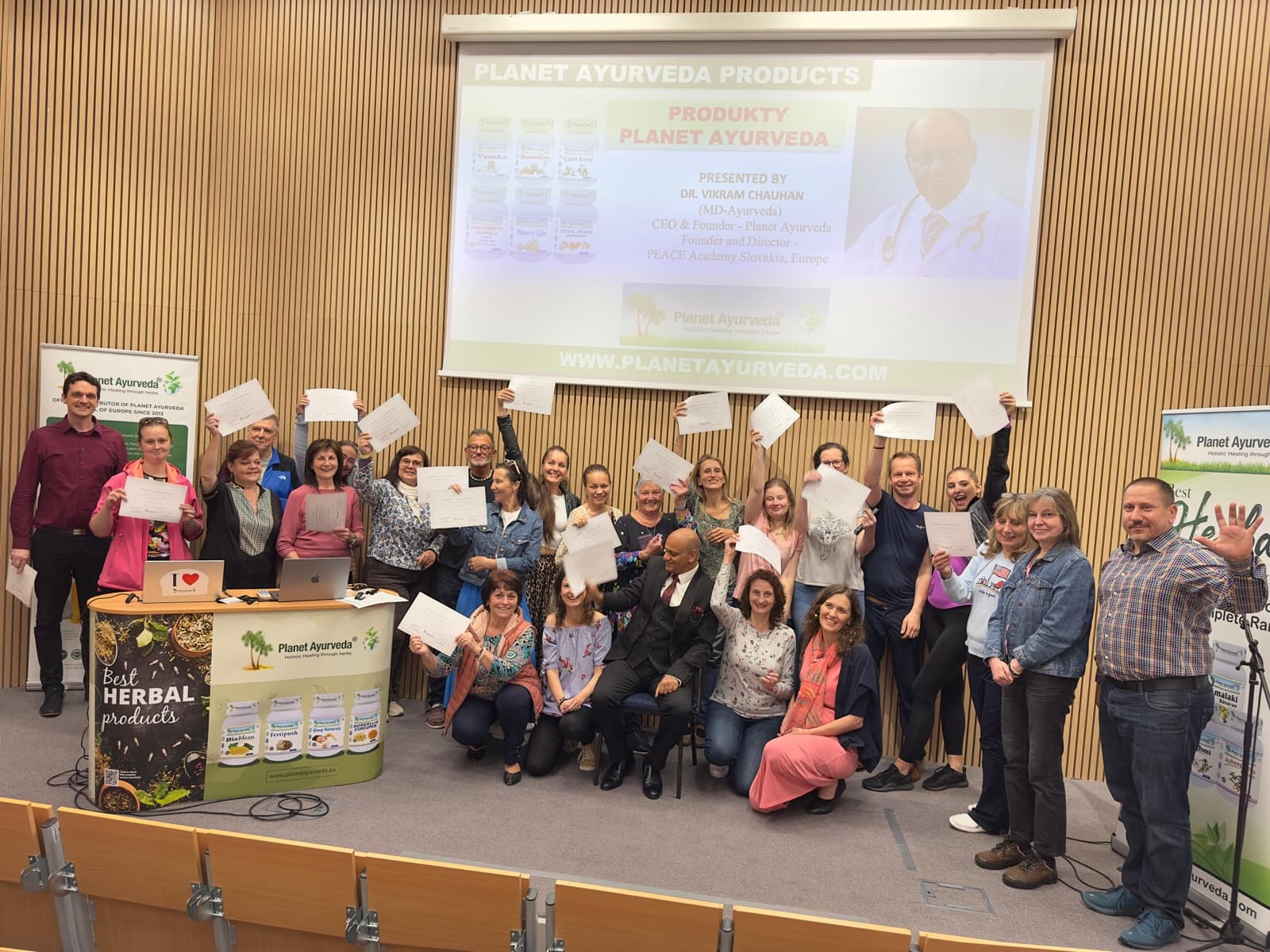 Atmosféra z předchozího semináře Planet Ayurveda